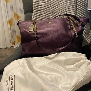 Authentic Coach Chain Shoulder Bag